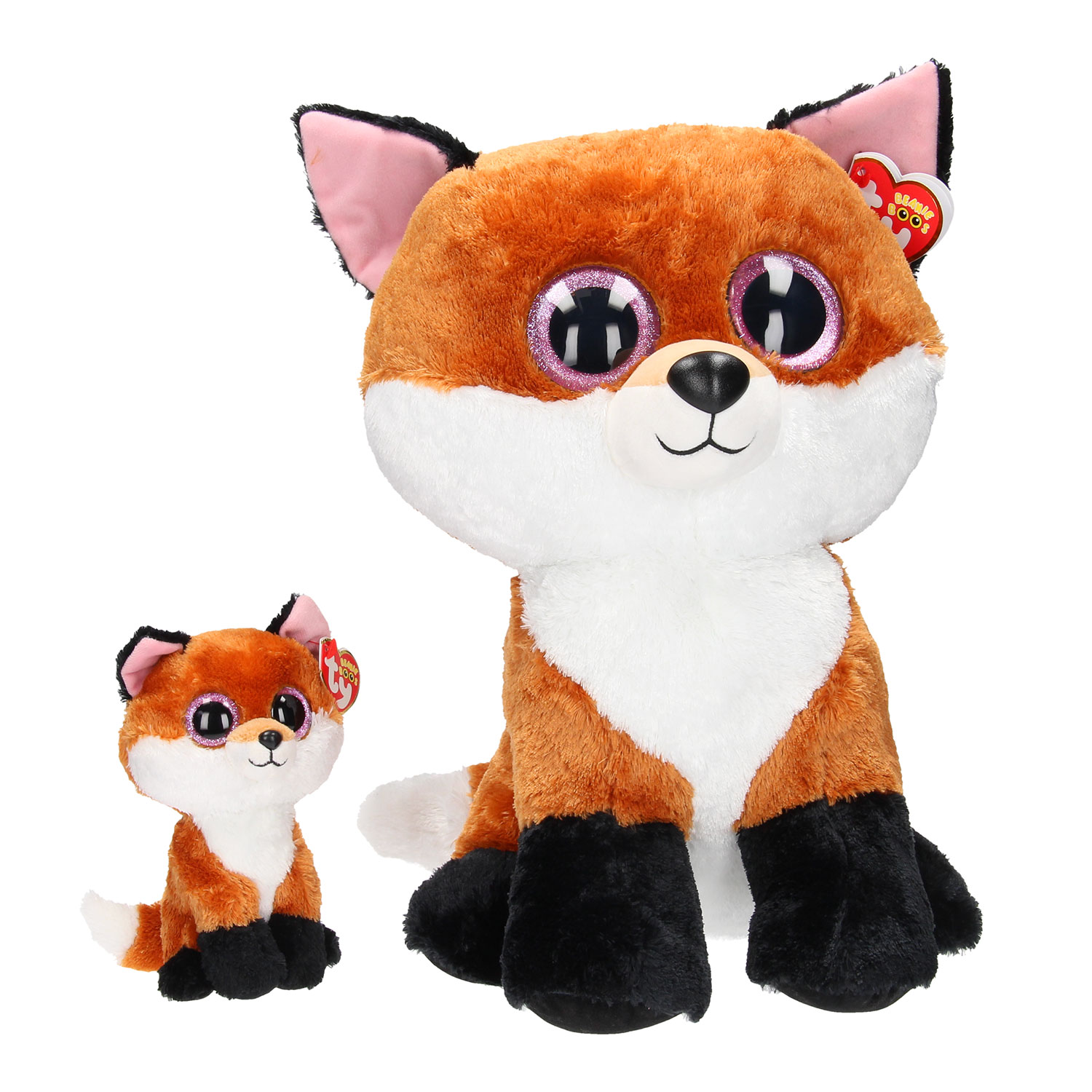 fonds enkel transfusie Ty Beanie Ty Beanie Boo XL Vos - Slick, 42 cm - Brucestore